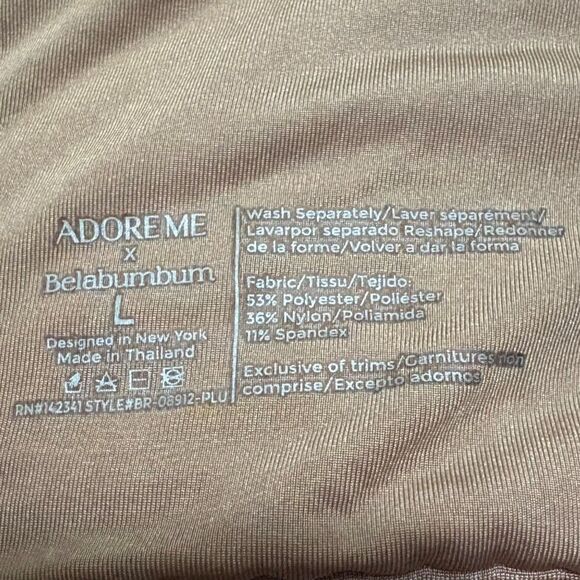 Adore Me x Belabumbum Haylie Nursing‎ Bra Heathered Tan Breastfeeding Size Large - Picture 5 of 5